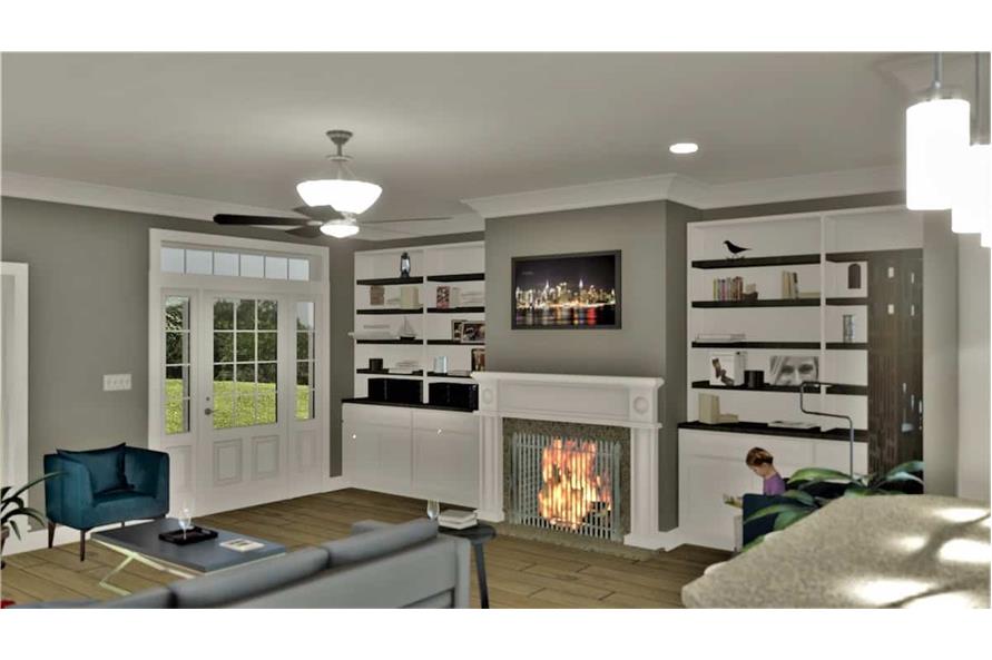 Great Room of this 4-Bedroom, 2096 Sq Ft Plan - 123-1120