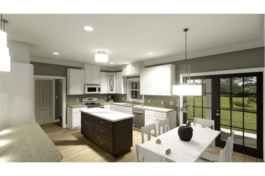 Kitchen of this 4-Bedroom, 2096 Sq Ft Plan - 123-1120