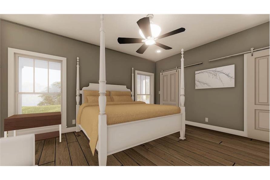 Master Bedroom of this 4-Bedroom, 2096 Sq Ft Plan - 123-1120