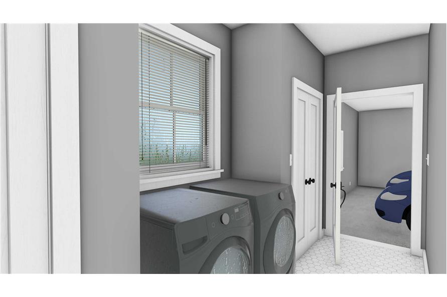 Laundry Room of this 3-Bedroom,1425 Sq Ft Plan -123-1142