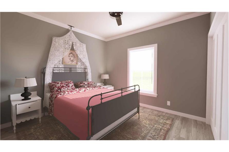 Bedroom of this 3-Bedroom,1425 Sq Ft Plan -123-1142