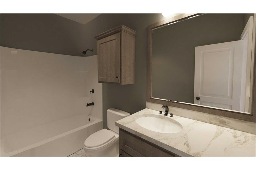 Bathroom of this 3-Bedroom,1425 Sq Ft Plan -123-1142