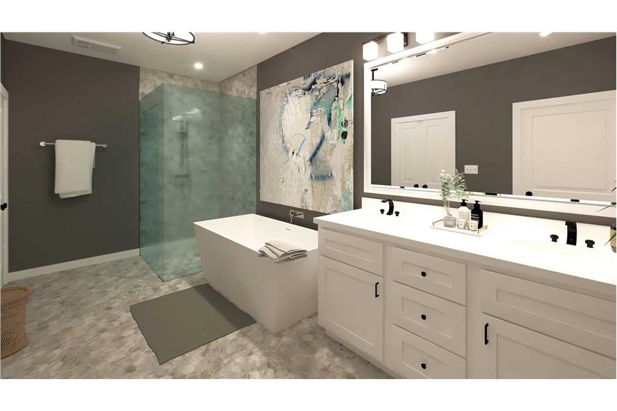 Master Bathroom of this 3-Bedroom,1788 Sq Ft Plan -123-1144