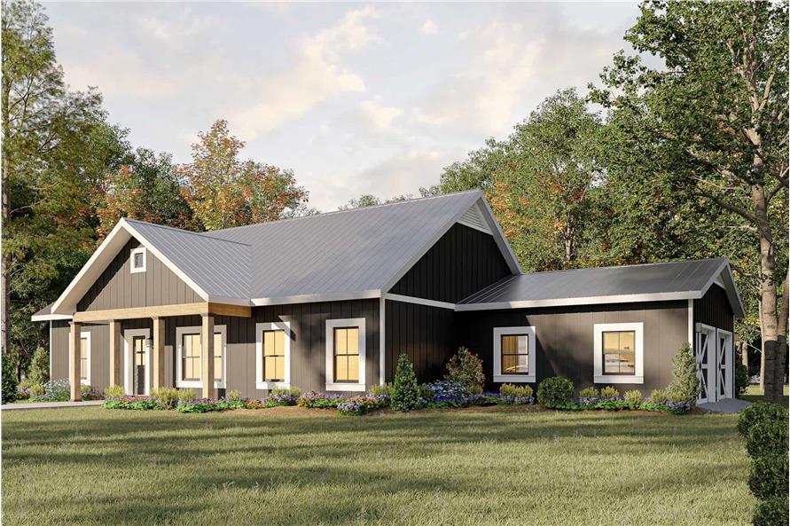 Ranch Home Plan - 3 Bedrms, 2 Baths - 1788 Sq Ft - #123-1144