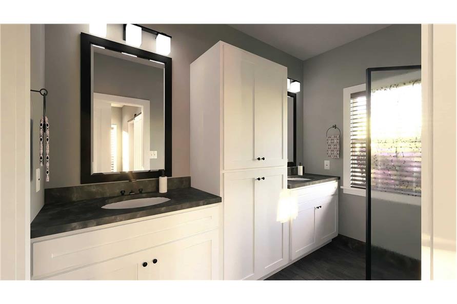 Master Bathroom: Sink/Vanity of this 5-Bedroom,2352 Sq Ft Plan -123-1145