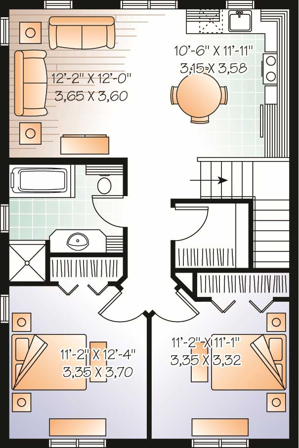 52 New Concept 2 Bedroom Garage Apartment House Plans