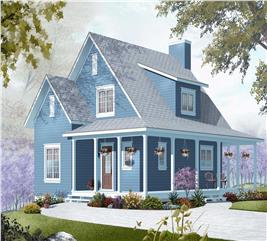 Traditional House Plans - Home Design sea048 # 7052