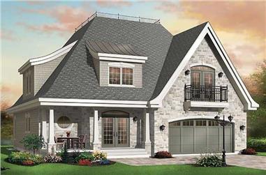 4-Bedroom, 2641 Sq Ft Country House Plan - 126-1317 - Front Exterior