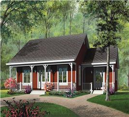 Ranch - Country Home with 3 Bedrooms, 1147 Sq Ft | House Plan #126-1552 ...