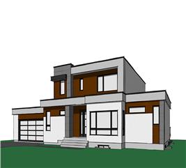 Modern House Plans - Home Design 116-1023