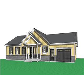 2 Bedrm, 1443 Sq Ft Ranch House Plan #126-1843