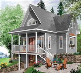 4 Bedrm, 2105 Sq Ft Cottage House Plan #126-1858