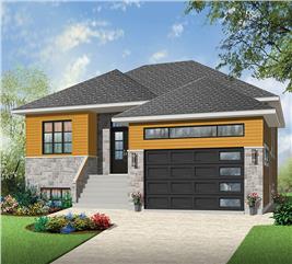 2 Bedrm, 1600 Sq Ft Prairie House Plan #126-1874