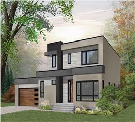 A Frame Home Plan - 3 Bedrms, 2 Baths - 2054 Sq Ft - #137-1205