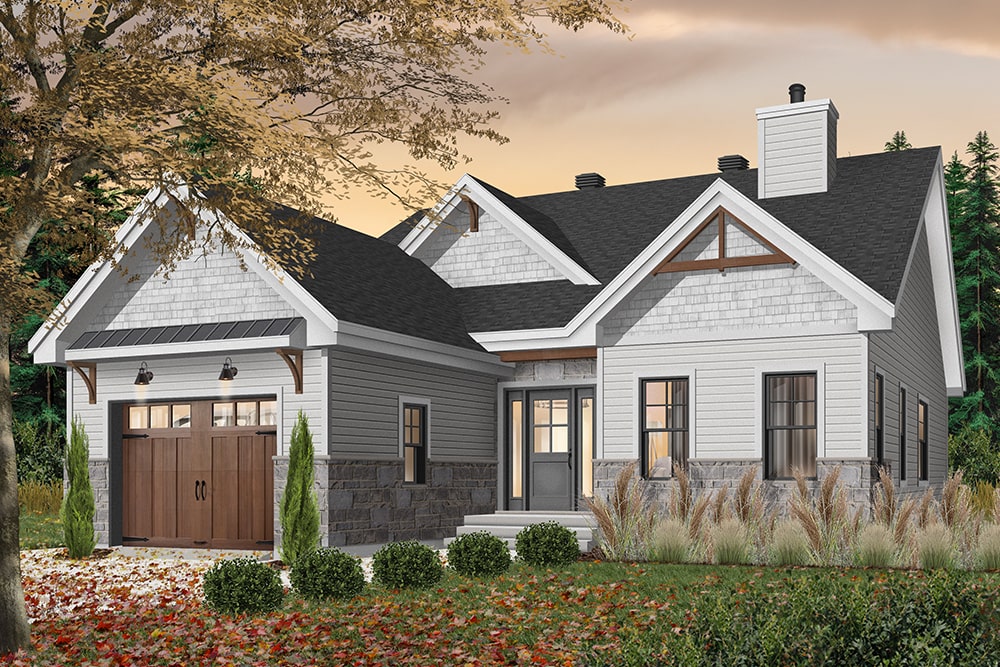 Craftsman House Plan - 2 Bedrms, 2 Baths - 1441 Sq Ft - #126-1933