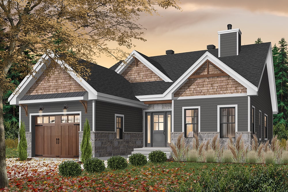 Craftsman House Plan - 2 Bedrms, 2 Baths - 1441 Sq Ft - #126-1933