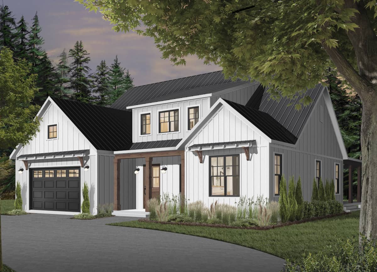 Modern Farmhouse House Plan - 4 Bedrms, 3.5 Baths - 3354 Sq Ft - #126-1976