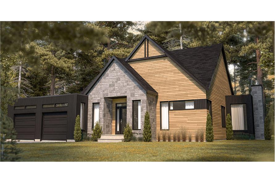 Front View of this 3-Bedroom, 1678 Sq Ft Plan - 126-1981