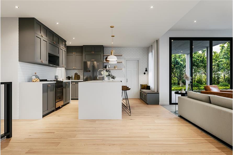 Kitchen of this 2-Bedroom, 1788 Sq Ft Plan - 126-1994