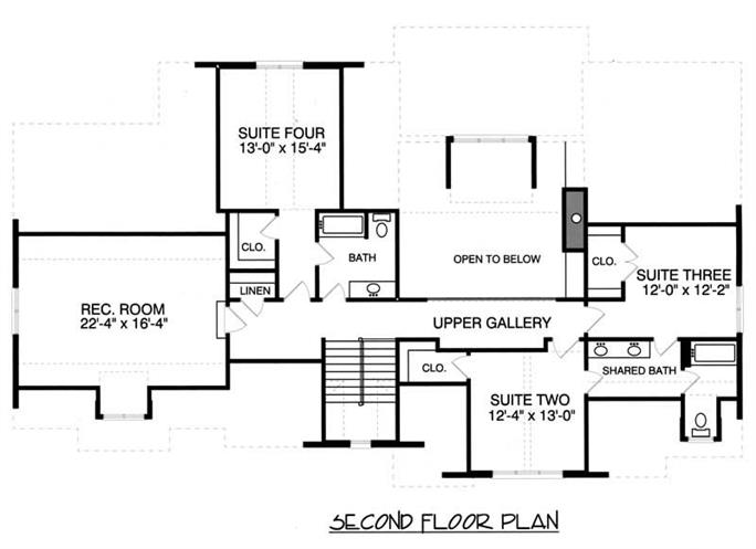 Country, European House Plans - Home Design EDG-3795 # 18789