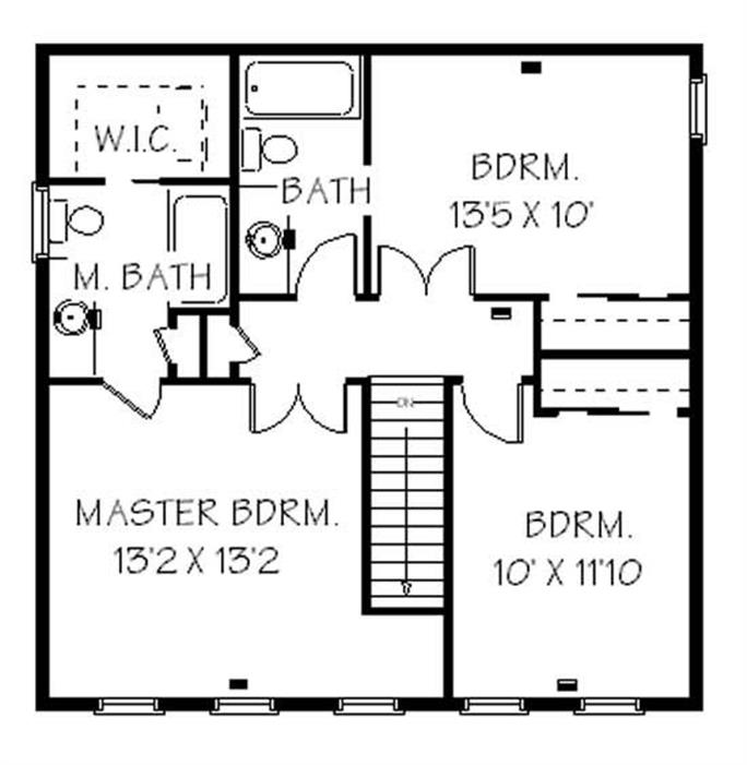 Country, Contemporary House Plans - Home Design EDC-T1624 # 6558