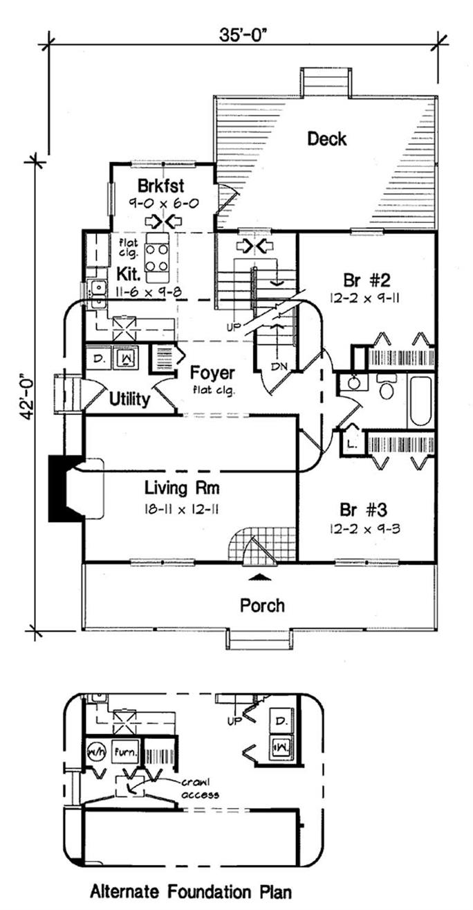 Southern, Country House Plans - Home Design GAR-24706 # 20064