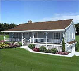 Country Home Plan - 3 Bedrms, 2 Baths - 1792 Sq Ft - #131-1040