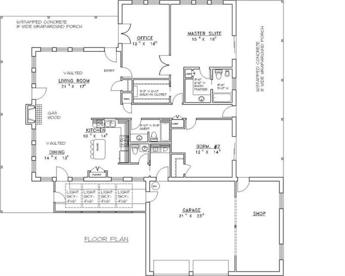 Concrete Block/ ICF Design Home - 2 Bdrm, 2.5 Bath, 2008 Sq Ft - Plan ...