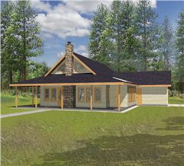 Concrete Block/ ICF Design Home - 1 Bdrm, 1 Bath, 550 Sq Ft - Plan #132 ...