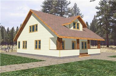 3-Bedroom, 1934 Sq Ft Ranch Home Plan - 132-1318 - Main Exterior