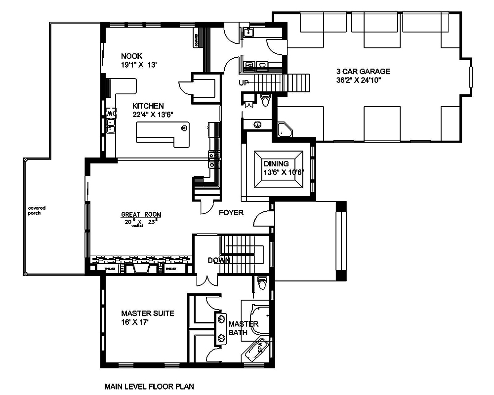 Coastal Home - 5 Bdrm, 4.5 Bath, 4790 Sq Ft - Plan #132-1562