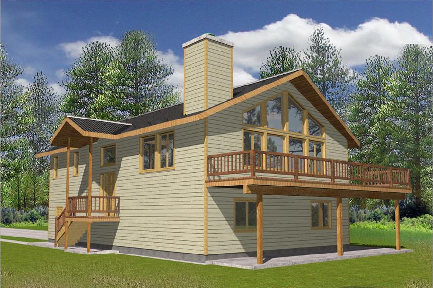 Cottage Home - 3 Bdrm, 2.5 Bath, 2165 Sq Ft - Plan #132-1564