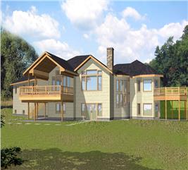 Cottage Home - 5 Bdrm, 3.5 Bath, 4286 Sq Ft - Plan #132-1566