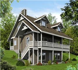 Craftsman Home - 3 Bdrm, 2.5 Bath, 3096 Sq Ft - Plan #132-1580