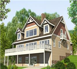 Farmhouse Home - 4 Bdrm, 4.5 Bath, 4667 Sq Ft - Plan #132-1588