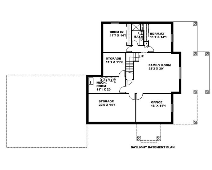 Craftsman Home - 3 Bdrm, 2.5 Bath, 4200 Sq Ft - Plan #132-1601