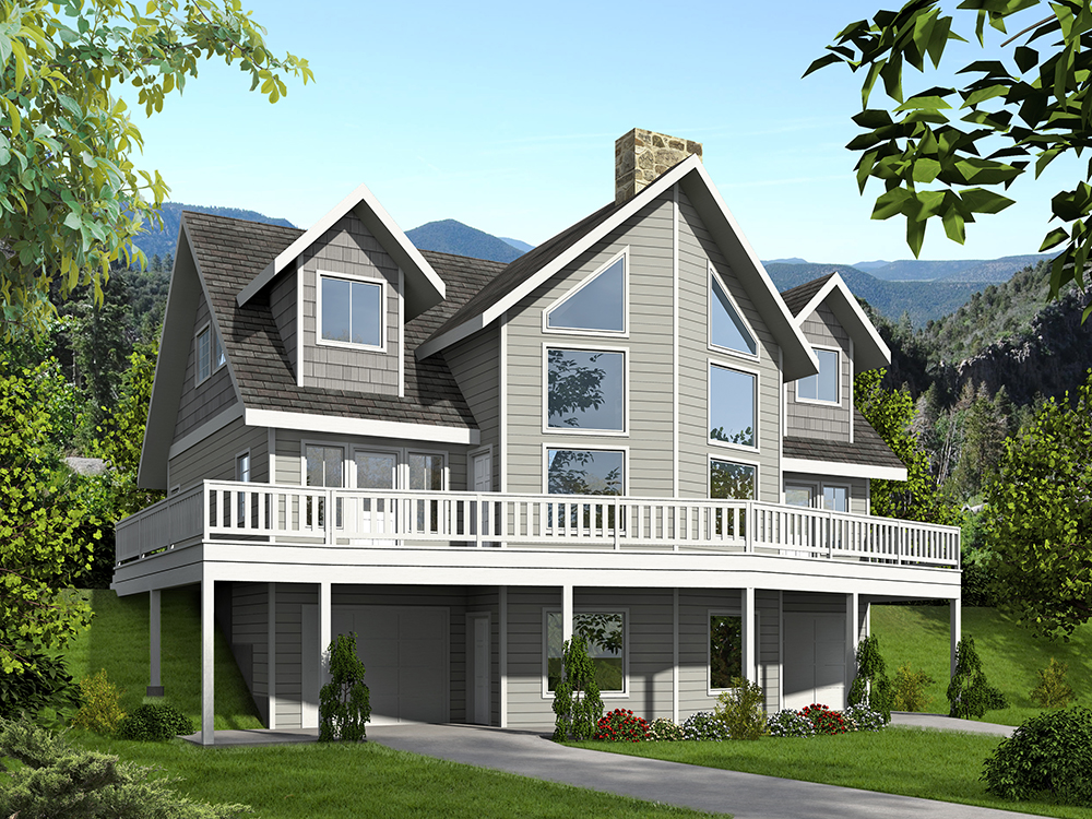 Southern Home - 5 Bdrm, 2 Bath, 3129 Sq Ft - Plan #132-1638