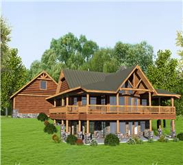 Cottage Home - 3 Bdrm, 3 Bath, 3871 Sq Ft - Plan #132-1655