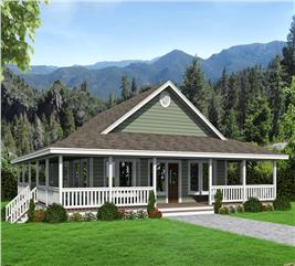 Ranch Home - 2 Bdrm, 3 Bath, 1565 Sq Ft - Plan #132-1679