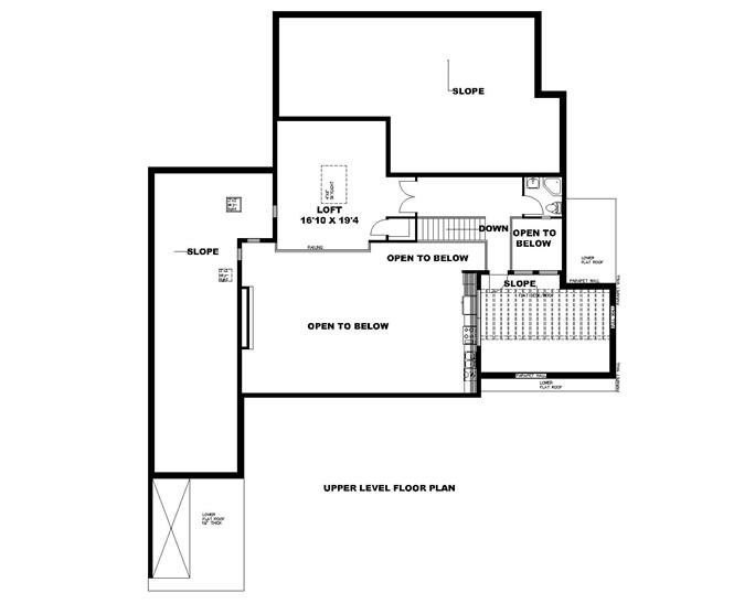 Contemporary Home - 2 Bdrm, 4 Bath, 3559 Sq Ft - Plan #132-1708