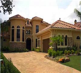 Mediterranean House Plan - 4 Bedroom, 4 Bath, 3732 Sq Ft