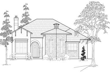 3-Bedroom, 2611 Sq Ft Mediterranean Home Plan - 134-1016 - Main Exterior