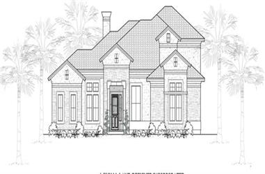 3-Bedroom, 3381 Sq Ft European Home Plan - 134-1045 - Main Exterior