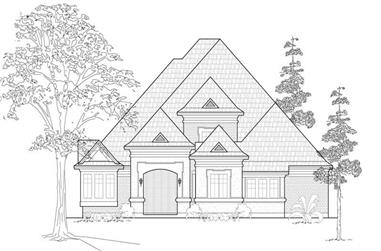 3-Bedroom, 2898 Sq Ft Ranch House Plan - 134-1123 - Front Exterior