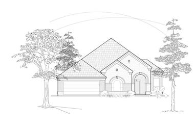 3-Bedroom, 2387 Sq Ft Contemporary House Plan - 134-1227 - Front Exterior