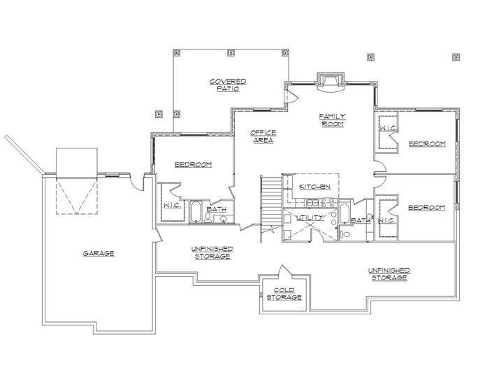 Spanish, European House Plans - Home Design VH-R2942