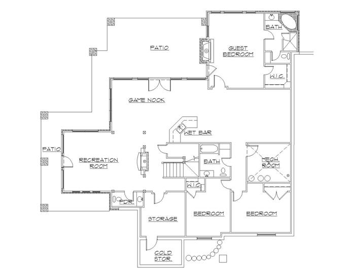 Country House Plans - Home Design Vh-ts3458