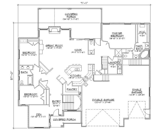 Traditional House Plans - Home Design VH-TS2925