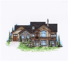 Rustic House Plan - 4 Bedrms, 3 Baths - 2334 Sq Ft - #135-1115