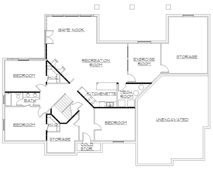 Traditional House Plans - Home Design VH-R2735